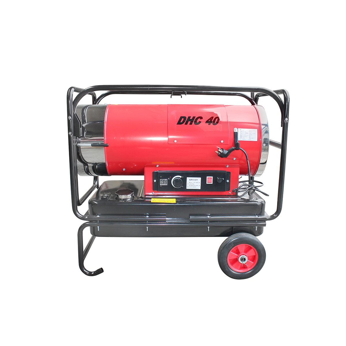 Incalzitor aer pe motorina si electric 220V, consum 3.5L/h, rezervor 45L, capacitate 1000 m�?/h